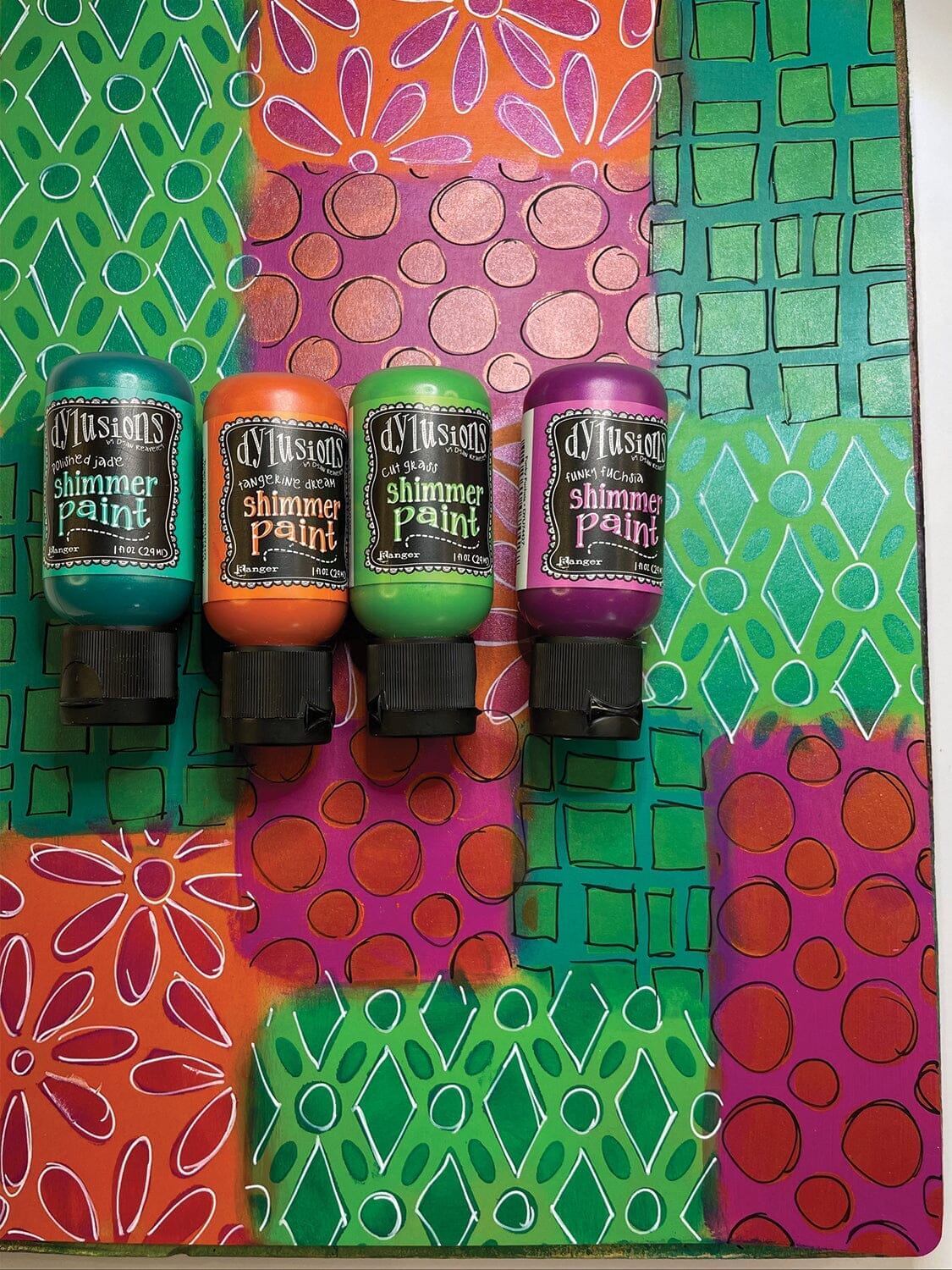 Dylusions - Shimmer Paint - Funky Fuchsia