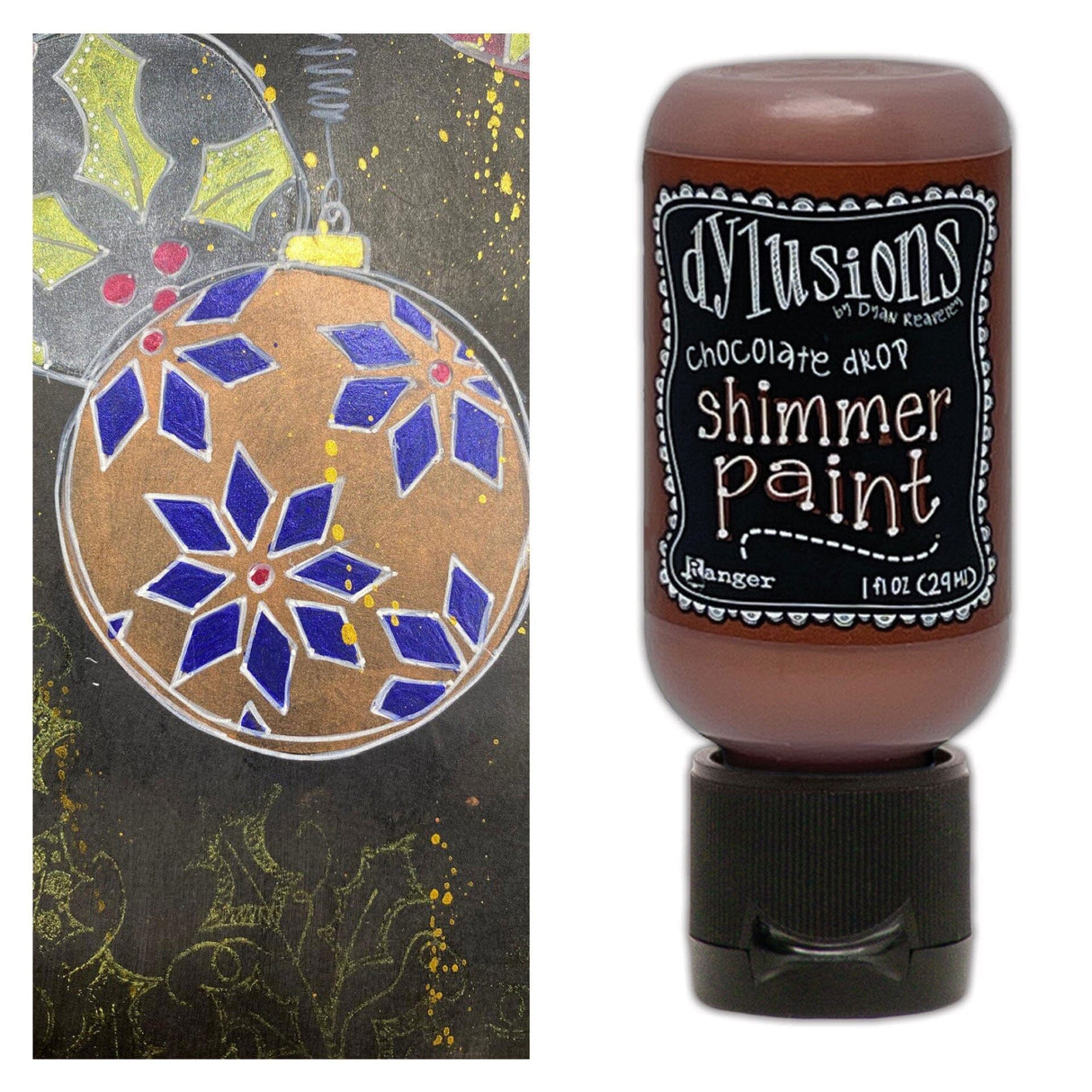Dylusions - Shimmer Paint - Chocolate Drop