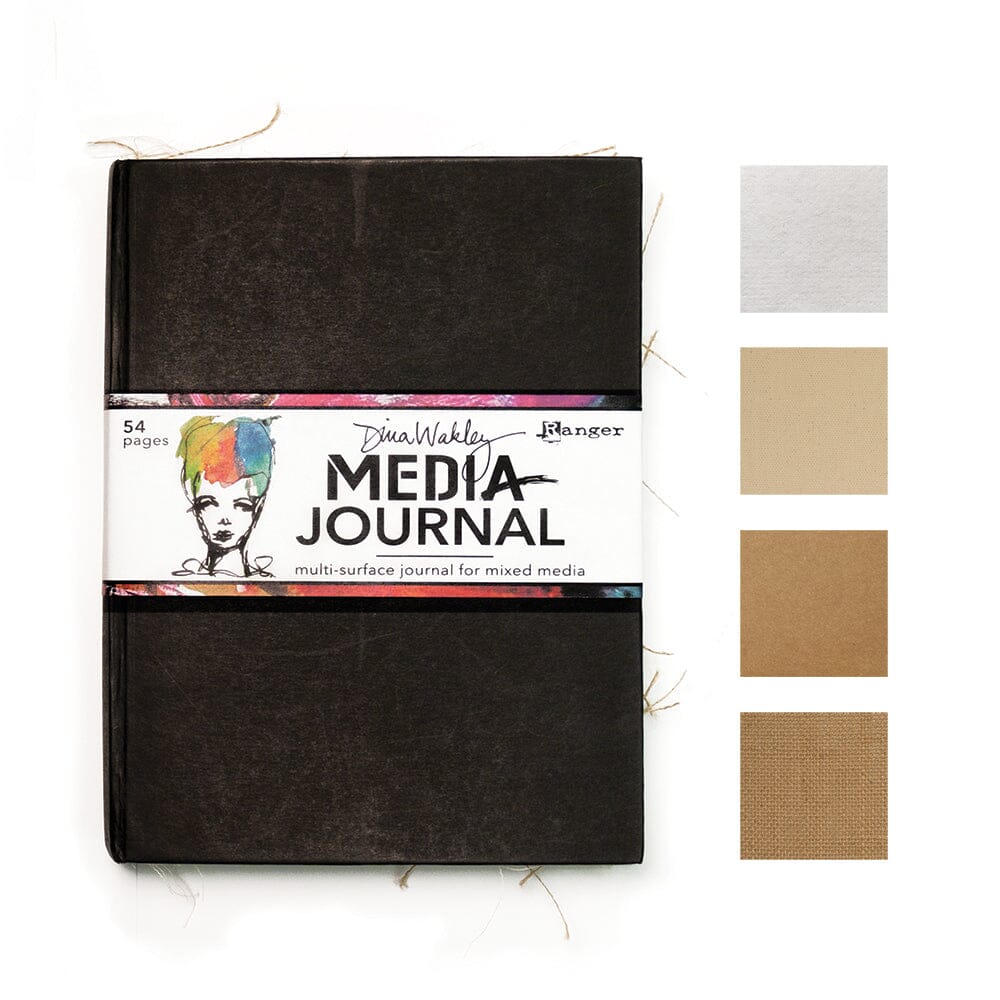Dina Wakley - Journal 8"X10" - Black