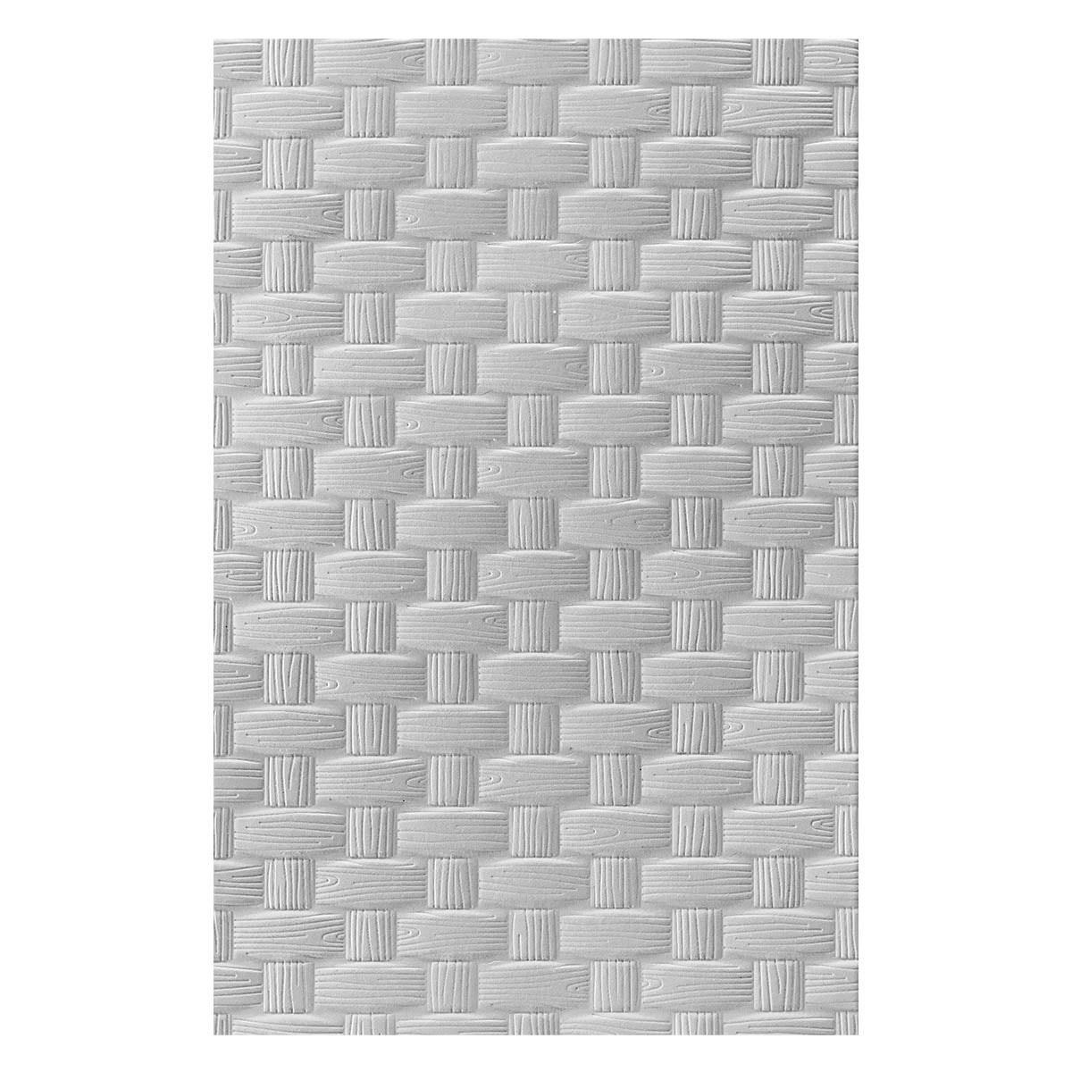 Spellbinders - Woven 3D Embossing Folder by Simon Hurley