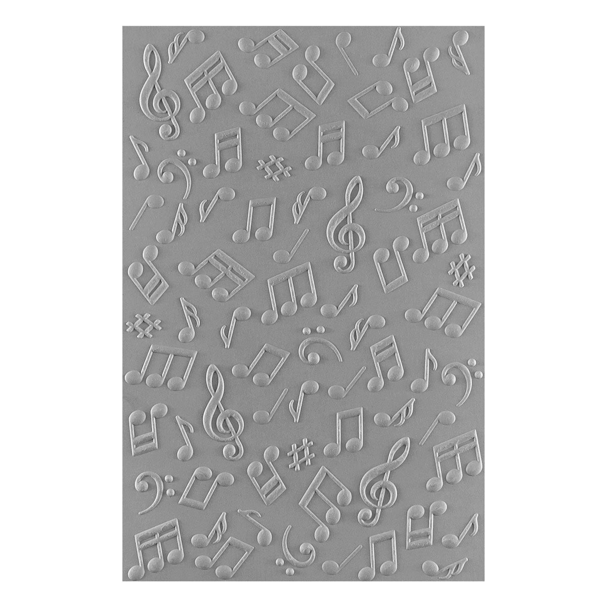 Spellbinders - Musical Notes 3D Embossing Folder by Bibi Cameron