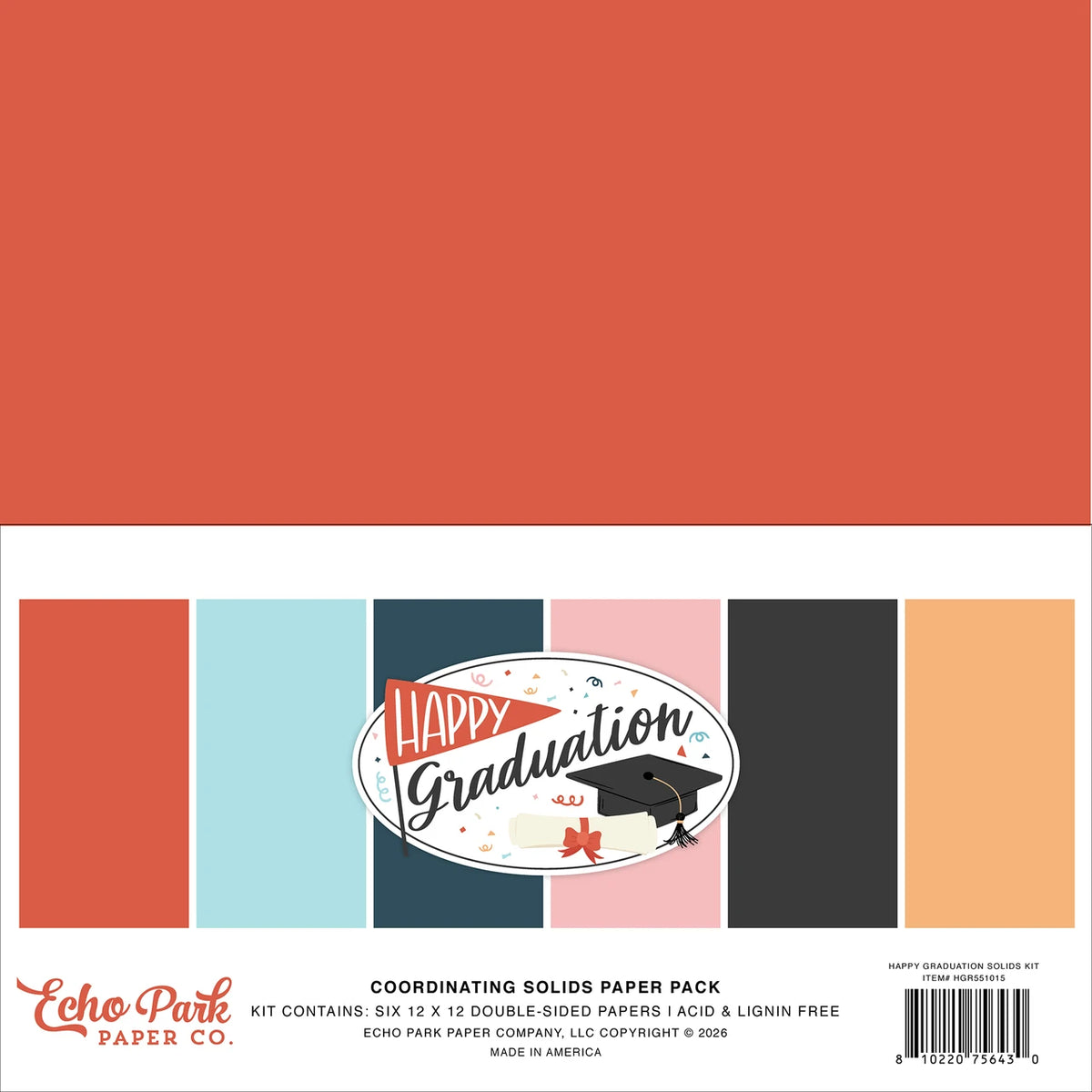 ***Pre-Order*** Echo Park - Happy Graduation - Solids Kit