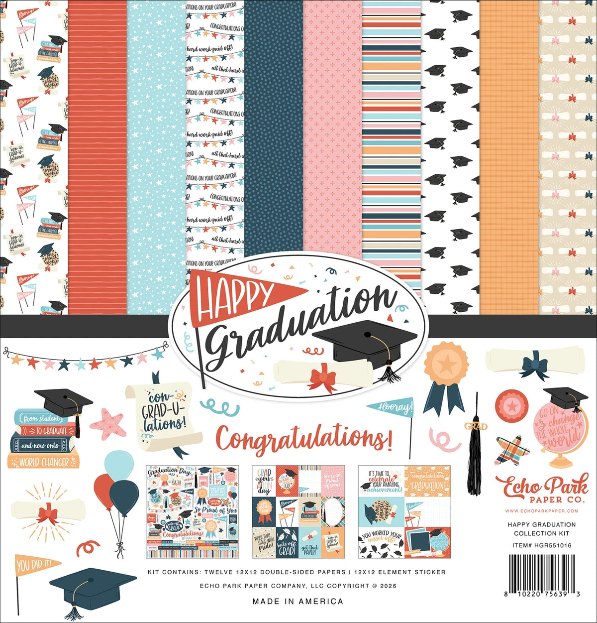 ***Pre-Order*** Echo Park - Happy Graduation - Collection Kit