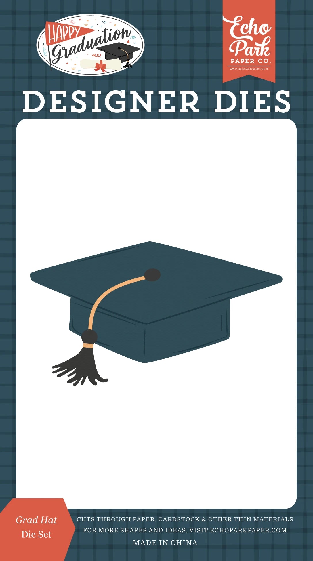 ***Pre-Order*** Echo Park - Happy Graduation - Grad Hat Die Set