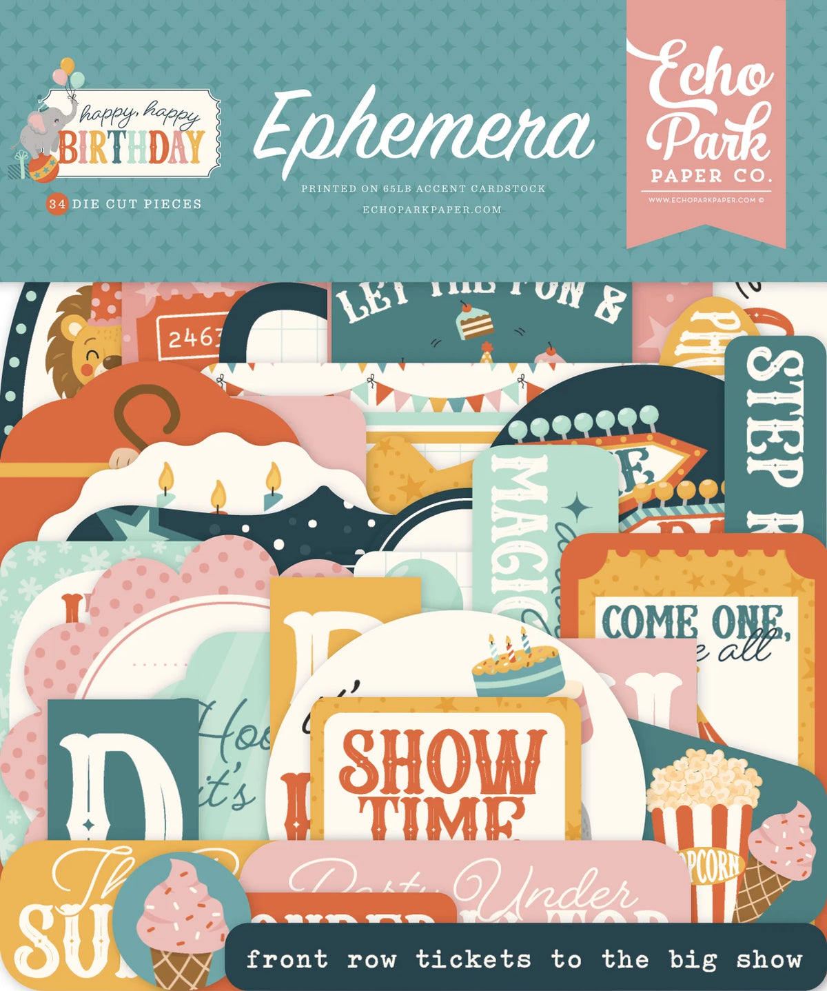 ***Pre-Order*** Echo Park - Happy Happy Birthday - Ephemera