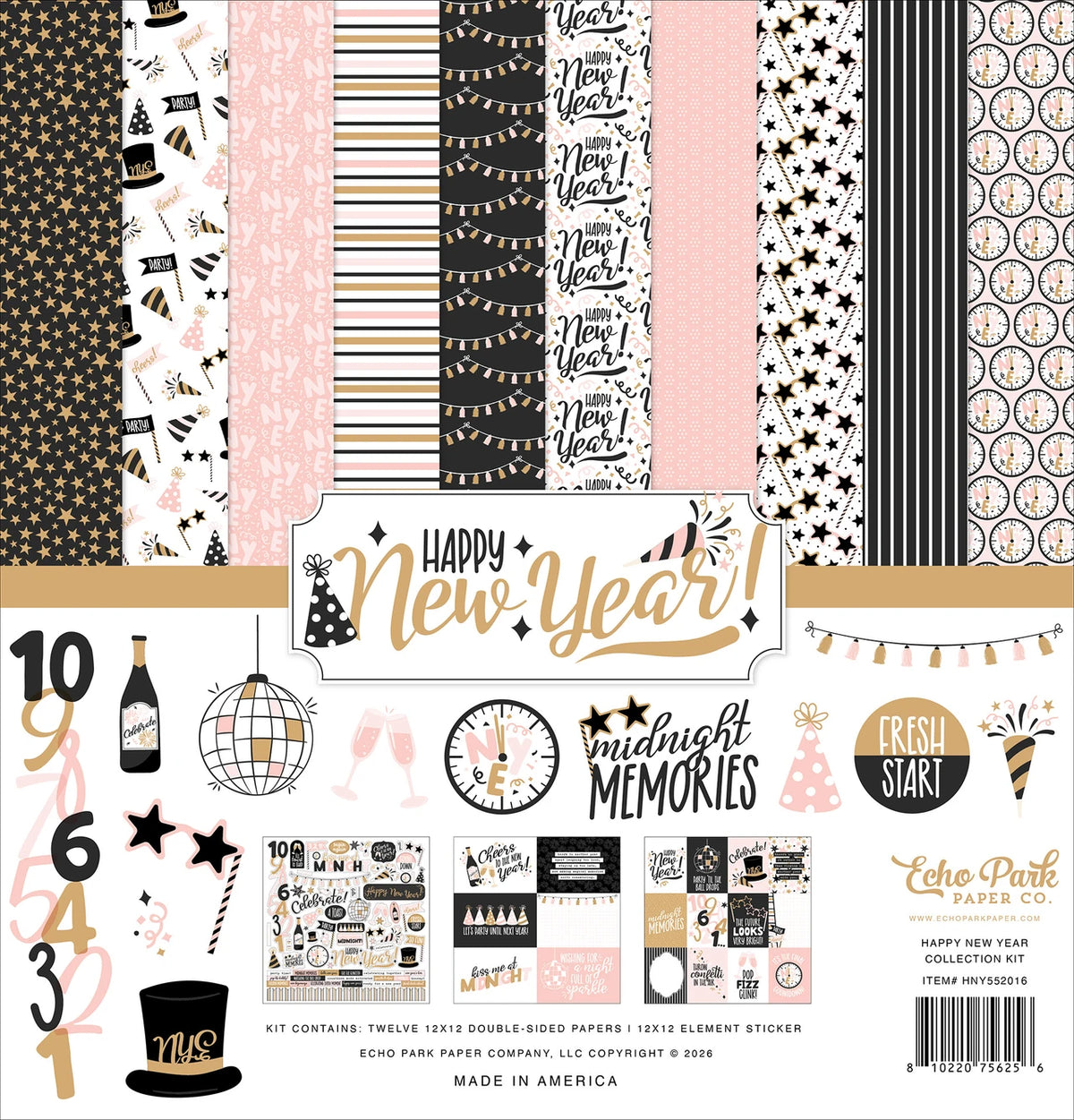 ***Pre-Order*** Echo Park - Happy New Year - Collection Kit