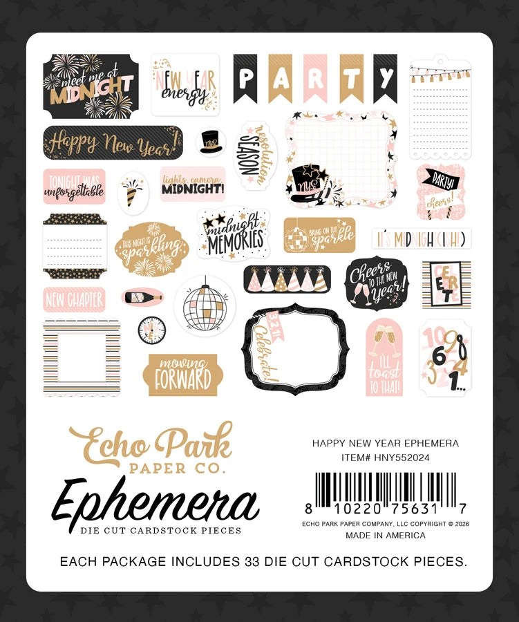 ***Pre-Order*** Echo Park - Happy New Year - Ephemera
