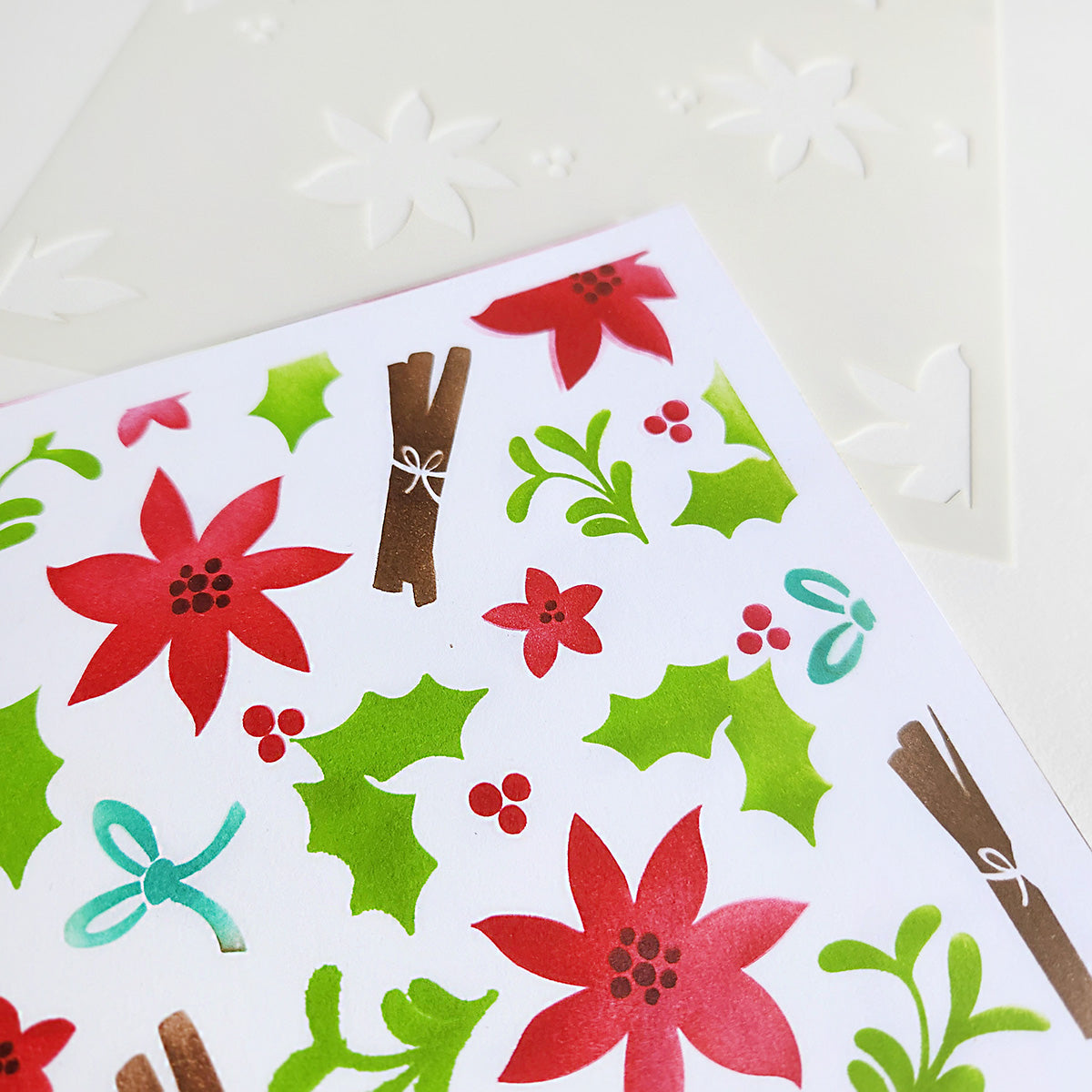 Catherine Pooler - Holiday Mix Layered Stencils