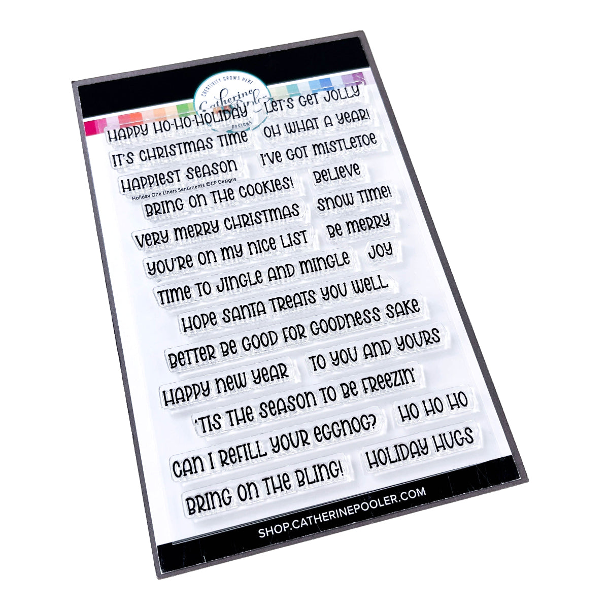 Catherine Pooler - Holiday One Liner Sentiments Stamp Set