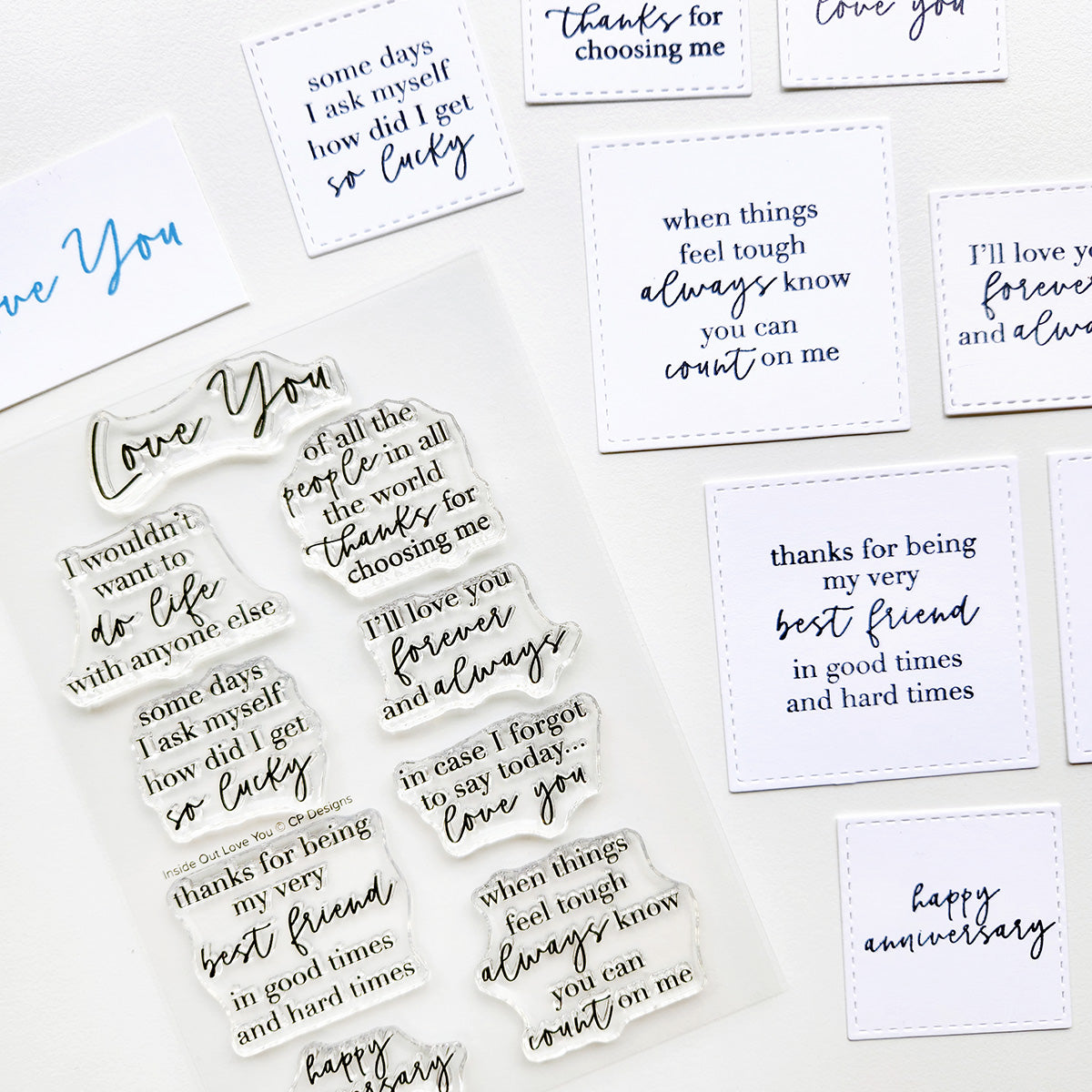 Catherine Pooler - Inside Out Love You Stamp Set
