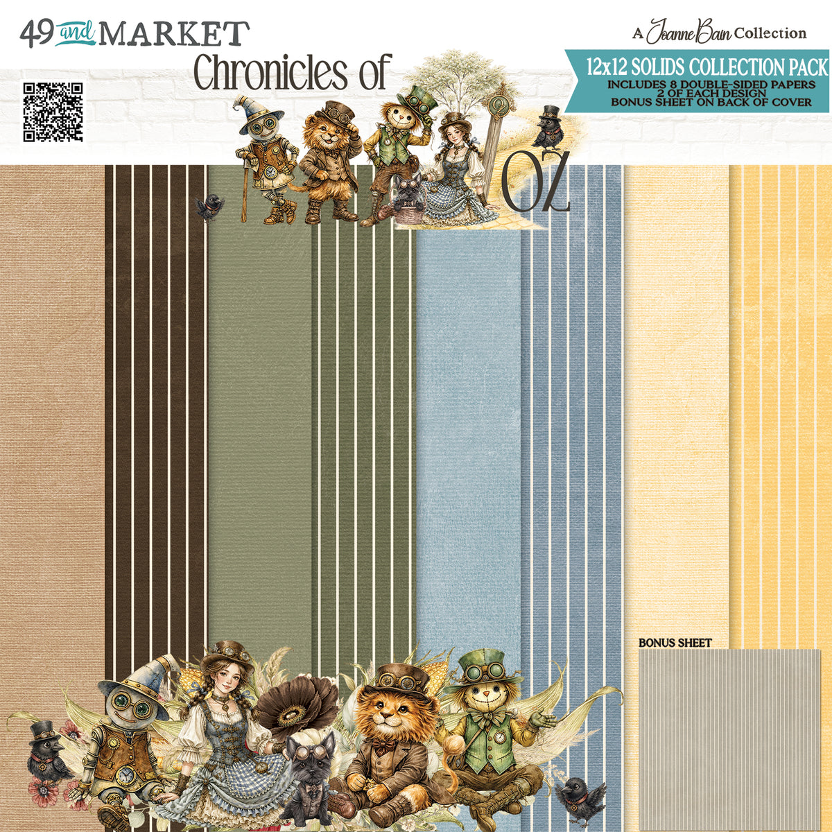 ***Pre-Order*** 49 and Market - Chronicles of Oz - 12 x12 Solids Collection Pack