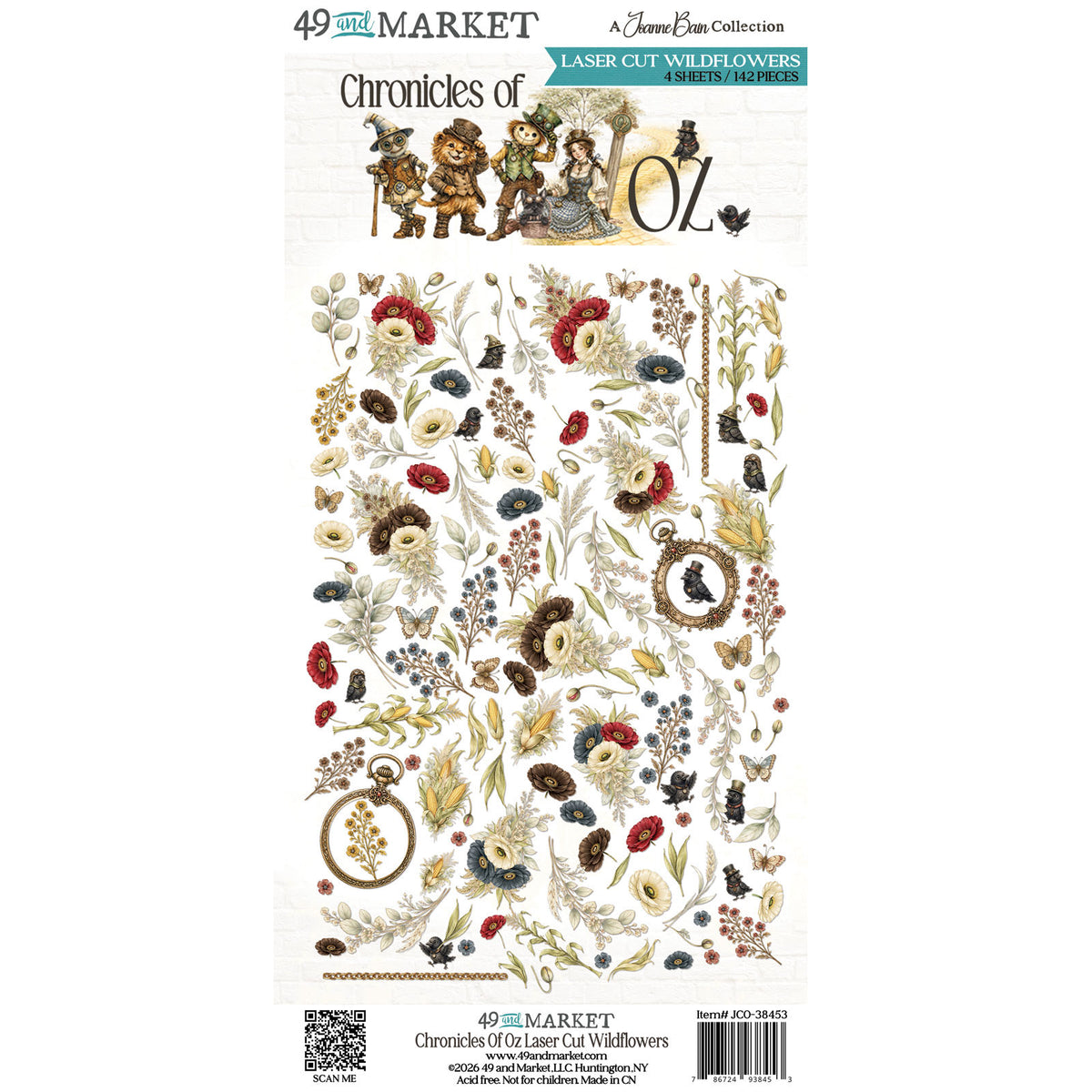 ***Pre-Order*** 49 and Market - Chronicles of Oz - Laser Cut Wildflowers
