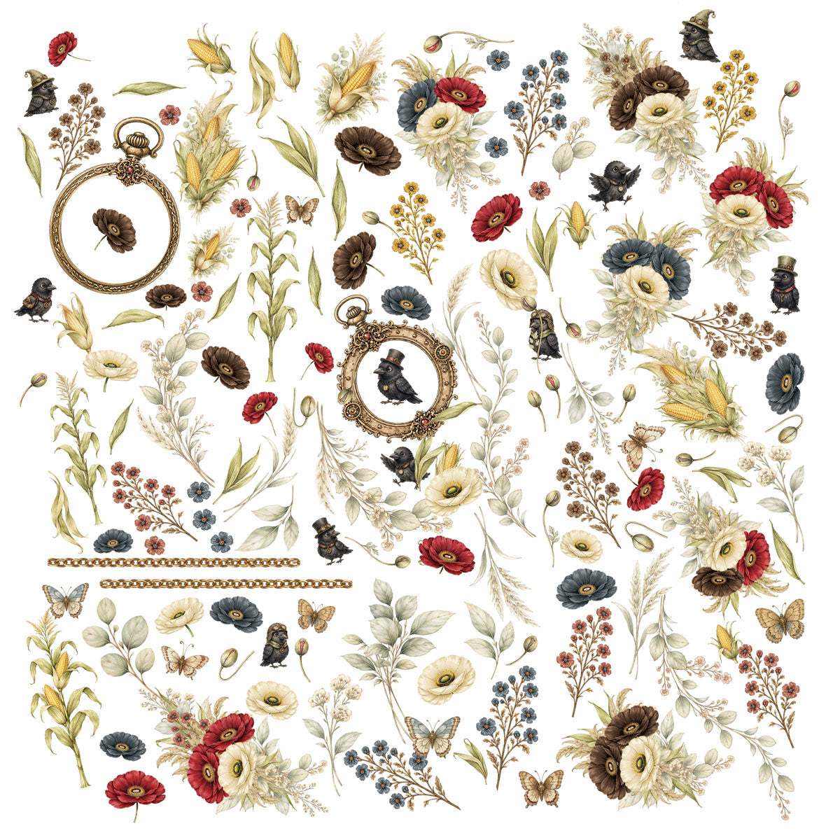 ***Pre-Order*** 49 and Market - Chronicles of Oz - Laser Cut Wildflowers
