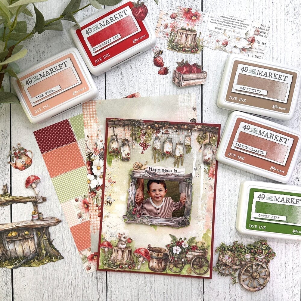 49 And Market - Ranger - Dye Ink Pads - Strawberry Pie