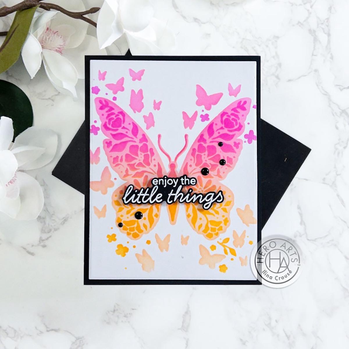 Hero Arts - Butterflies Layering Stencils