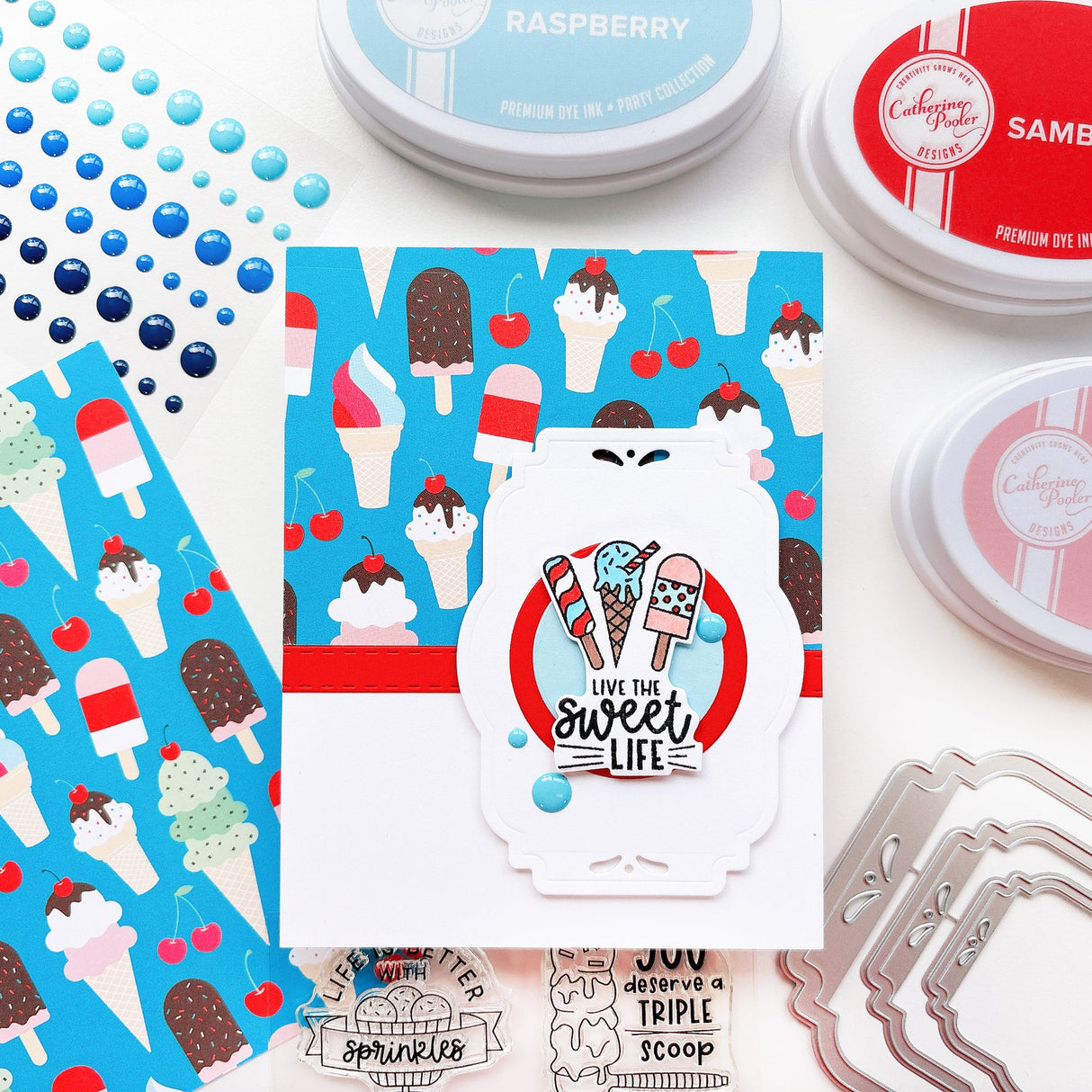 Catherine Pooler - Life is Better with Sprinkles Stamp & Die Bundle