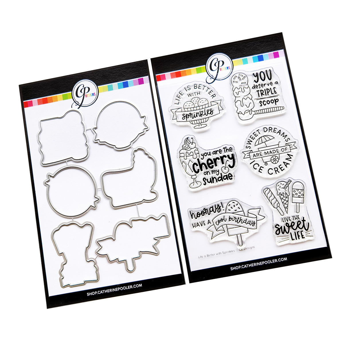 Catherine Pooler - Life is Better with Sprinkles Stamp & Die Bundle