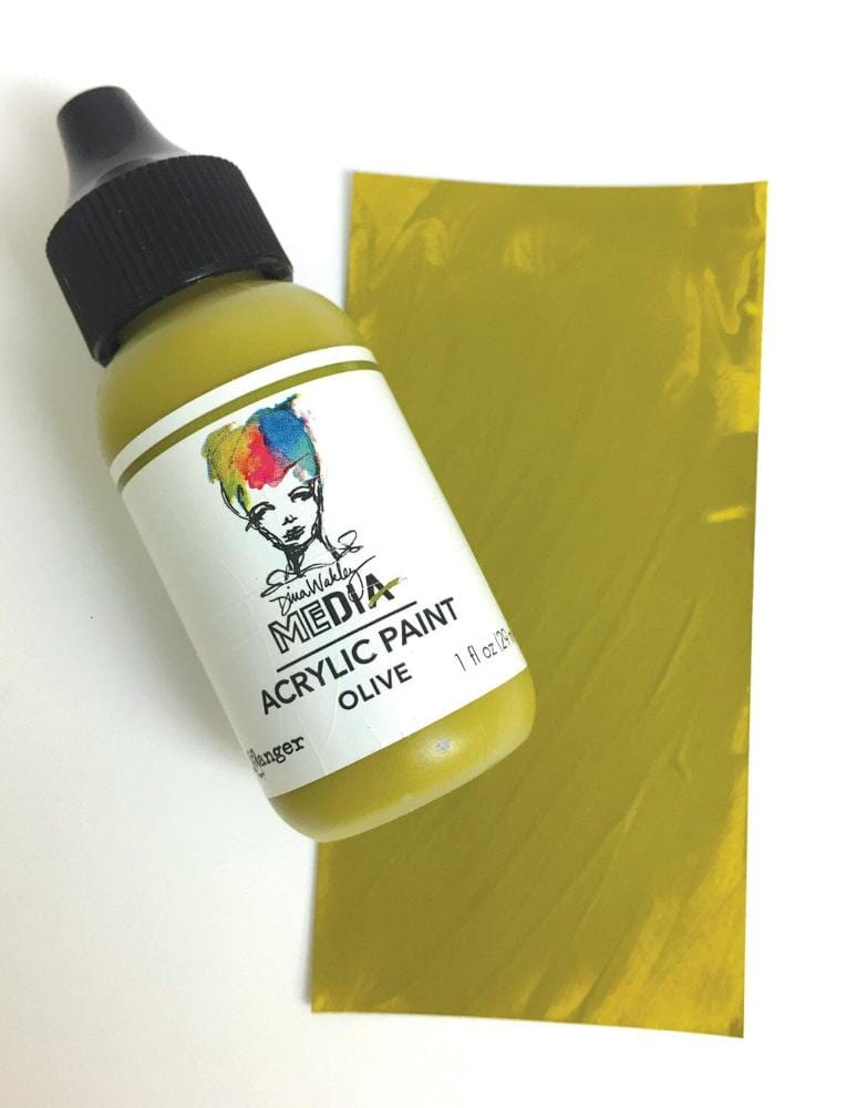 Dina Wakley - Acrylic Paint - Olive