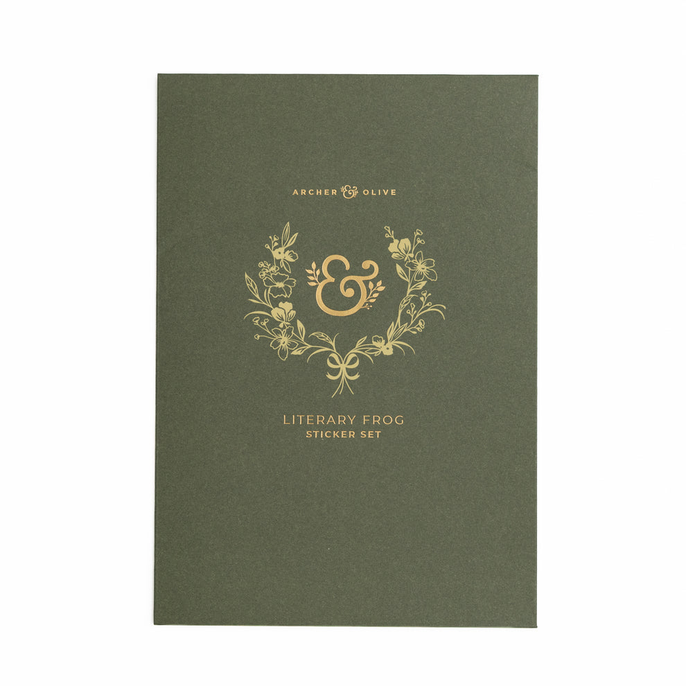 ***Pre-Order*** Archer and Olive - Literary Frog - Stickers
