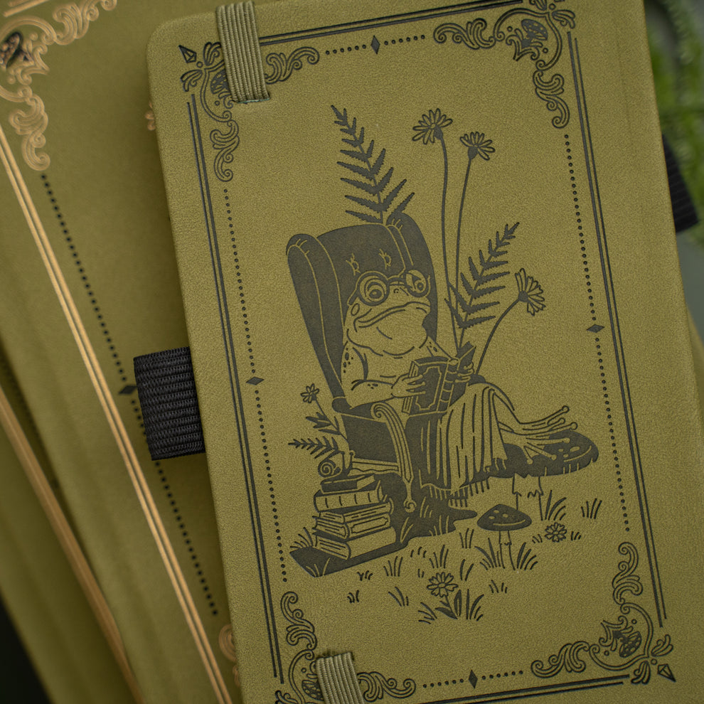 ***Pre-Order*** Archer and Olive - Literary Frog - Notebook - TN 144 Pages - Dot Grid