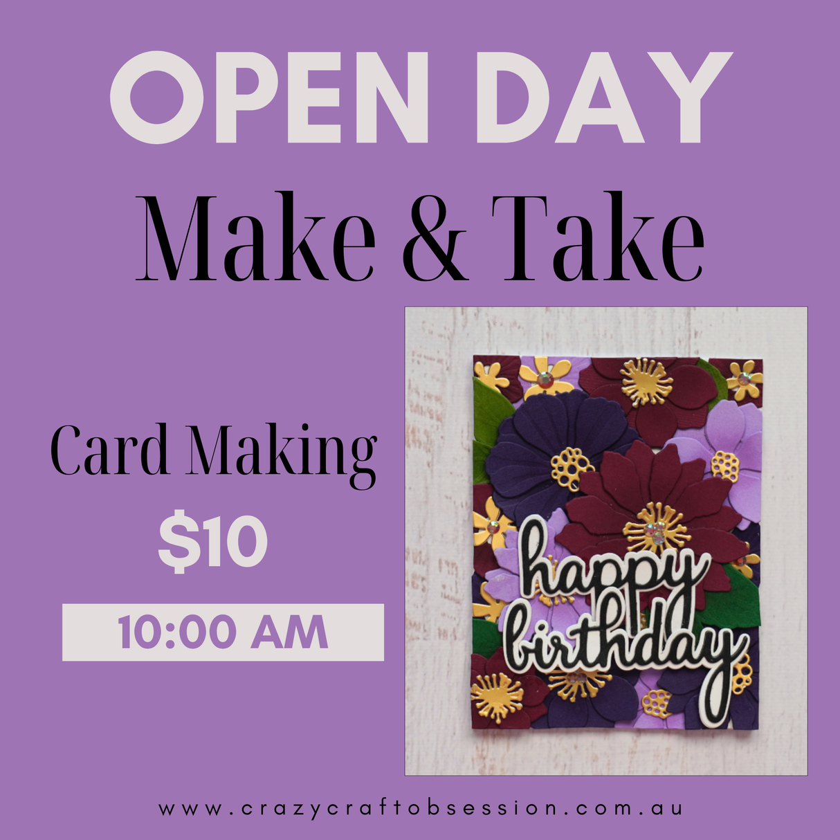 *Pre-Booking* Card Making - Make and Take