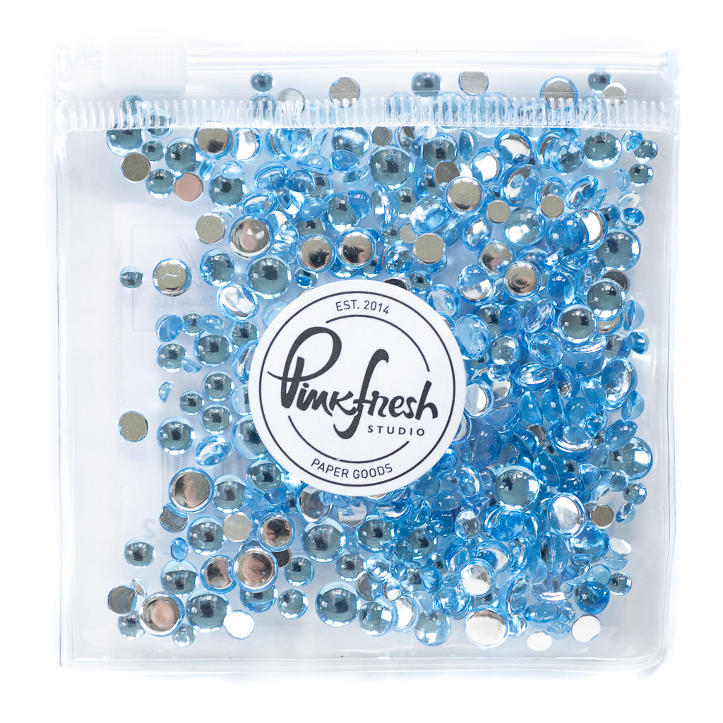 Pinkfresh Studio - Clear Drops - Sky Blue