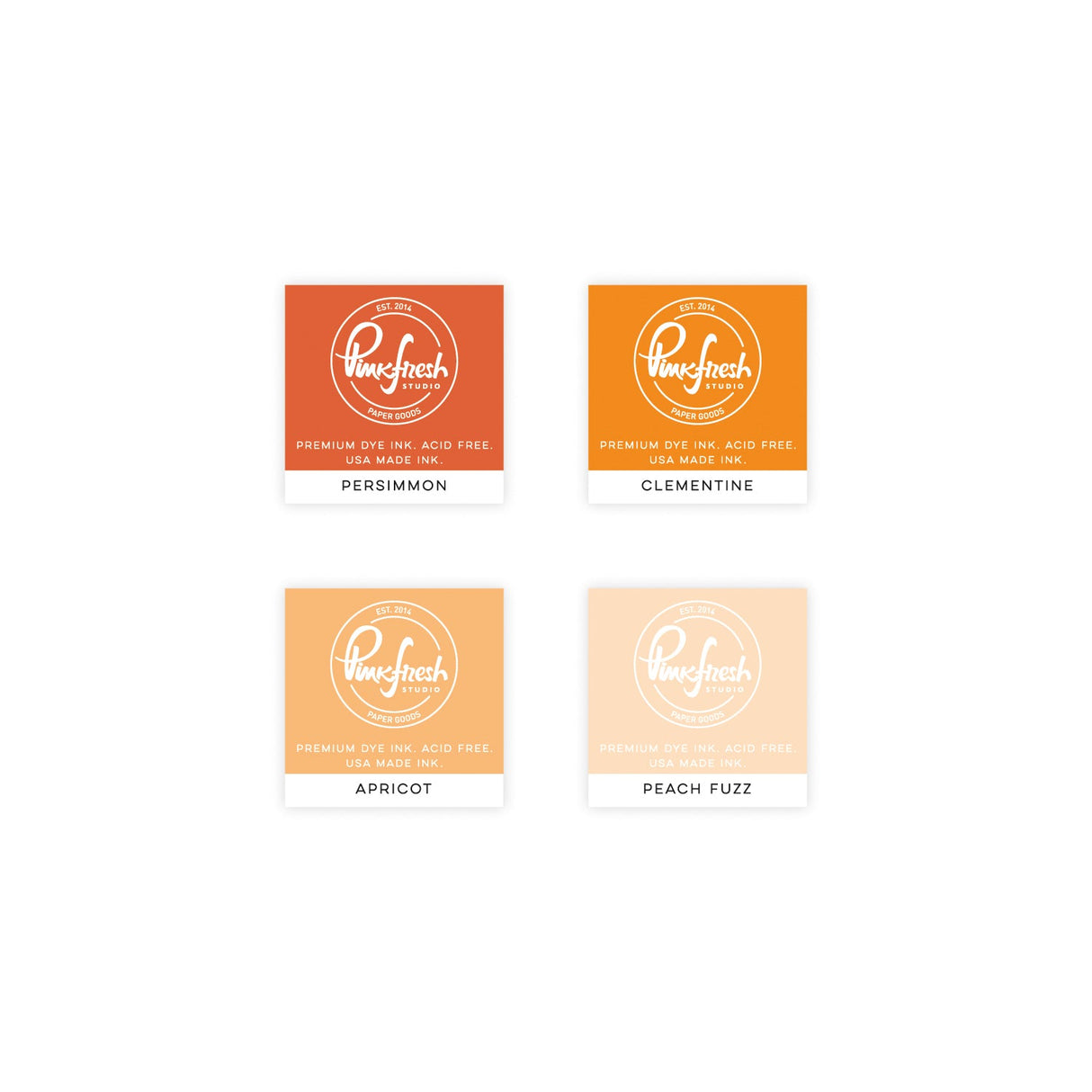 Pinkfresh Studio - Premium Dye Ink Cube Pack - Insian Summer