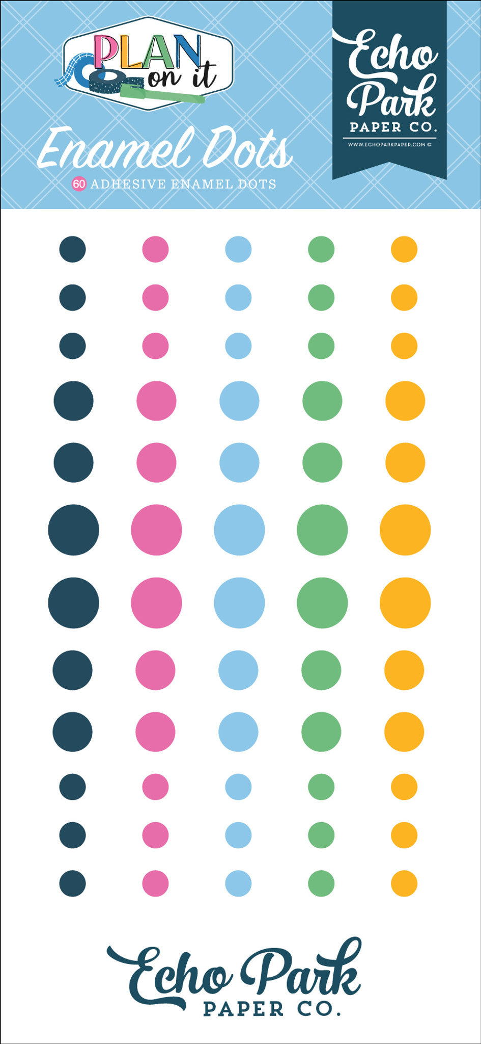 Echo Park - Plan On It - Enamel Dots