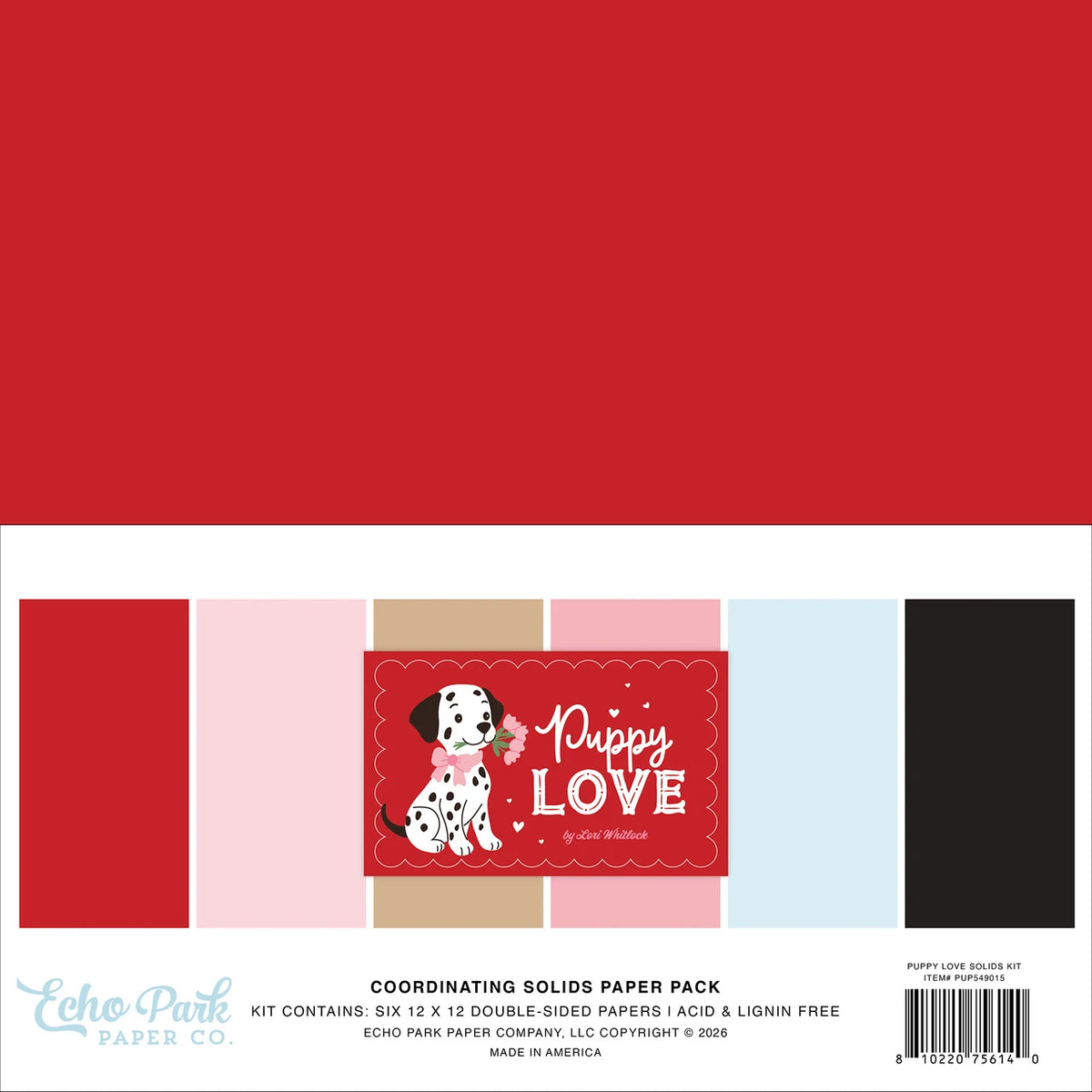 ***Pre-Order*** Echo Park - Puppy Love - Solids Kit