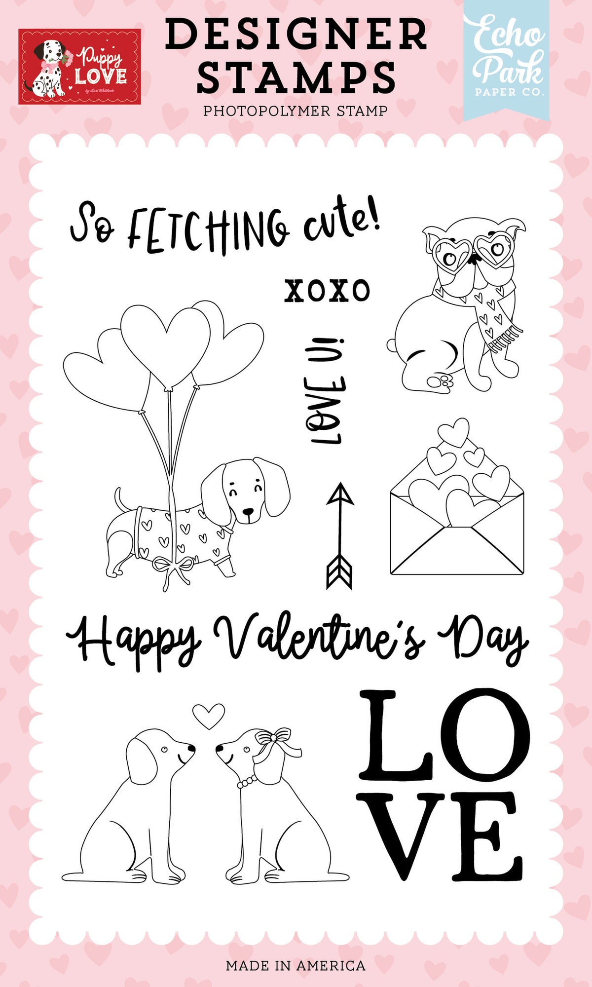 ***Pre-Order*** Echo Park - Puppy Love - So Fetching Cute Stamp Set