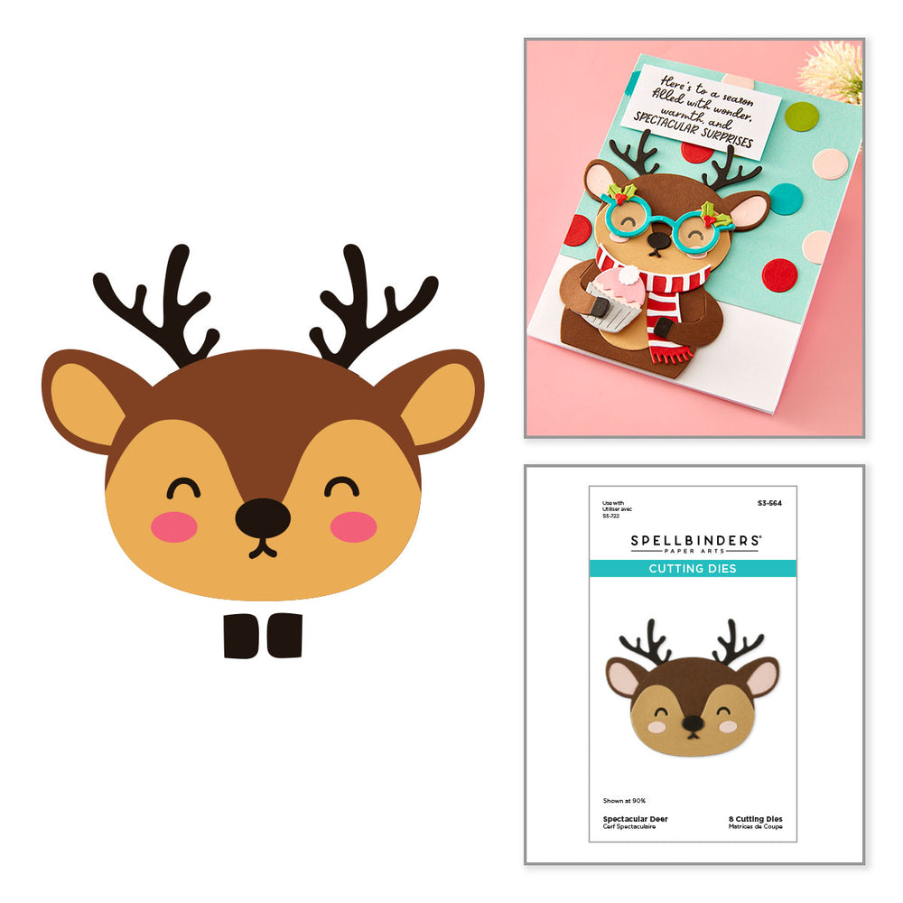 ***Pre-Order*** Spellbinders - Spectacular Deer Etched Dies