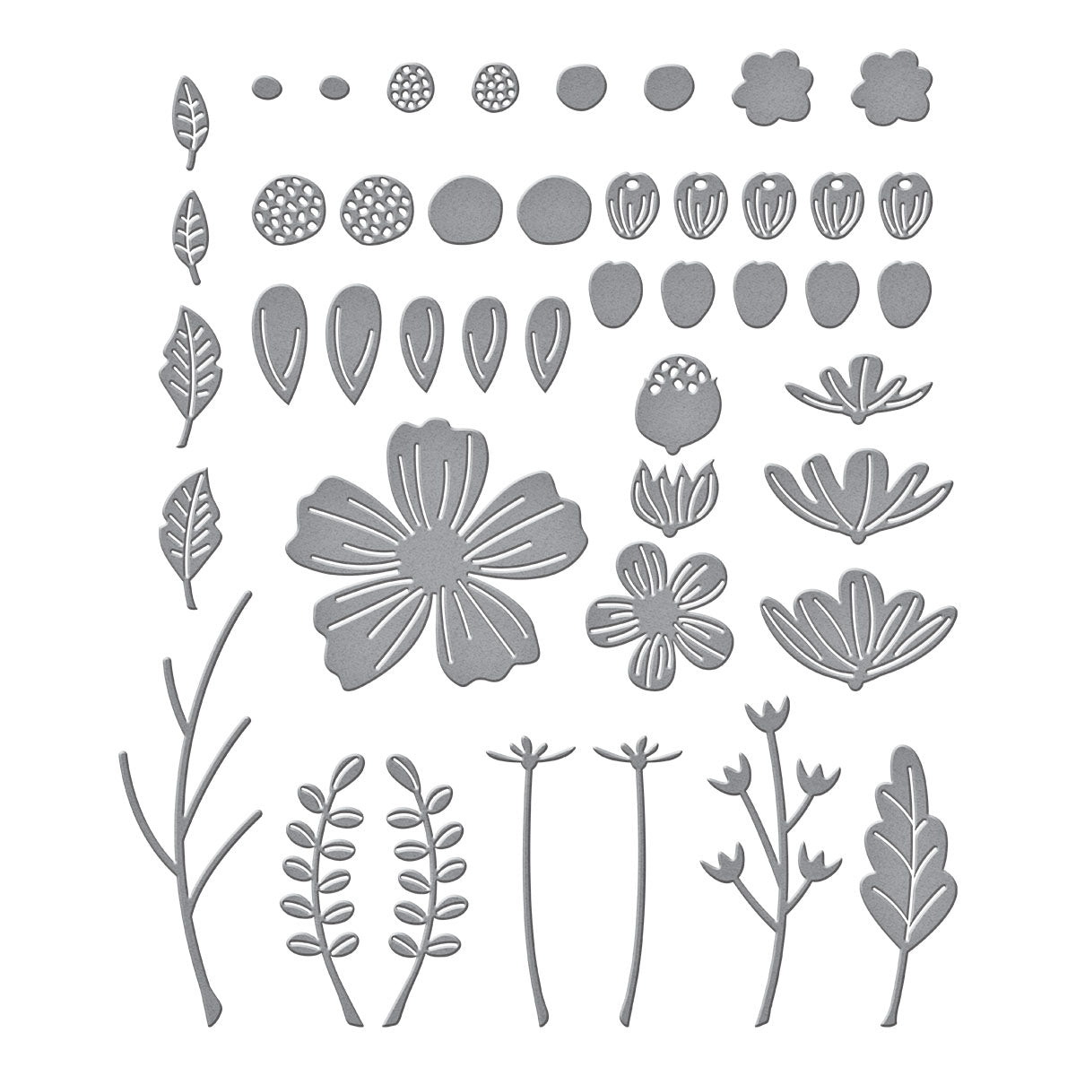 Spellbinders - Be Bold Blooms Etched Dies