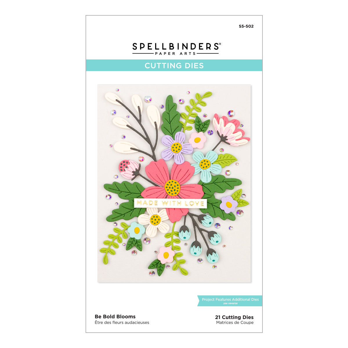 Spellbinders - Be Bold Blooms Etched Dies