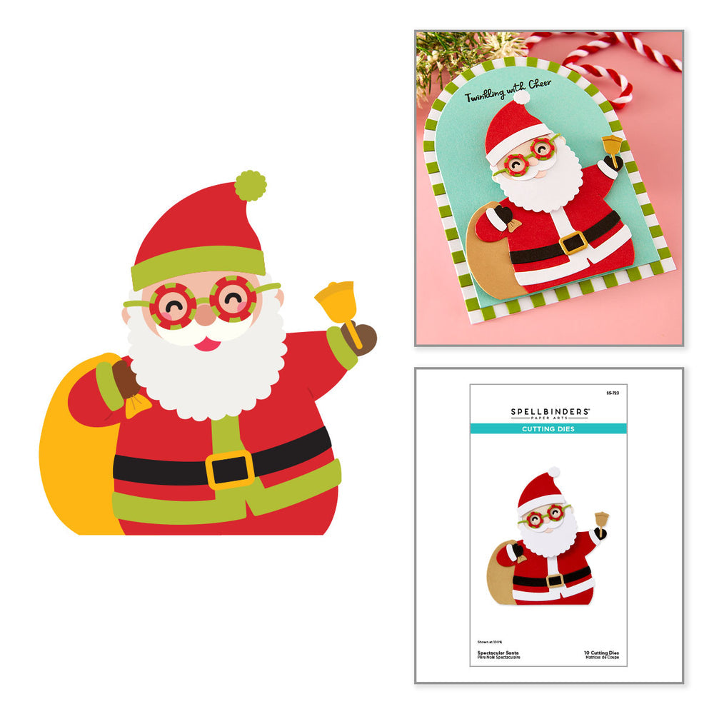 ***Pre-Order*** Spellbinders - Spectacular Santa Etched Dies