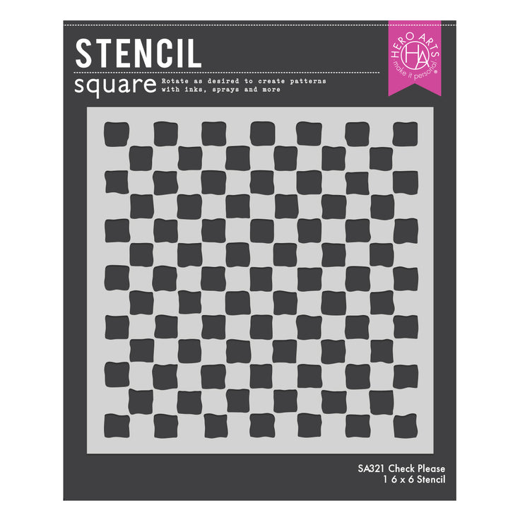 ***Pre-Order*** Hero Arts - You've Got A Friend - Check Please Stencil