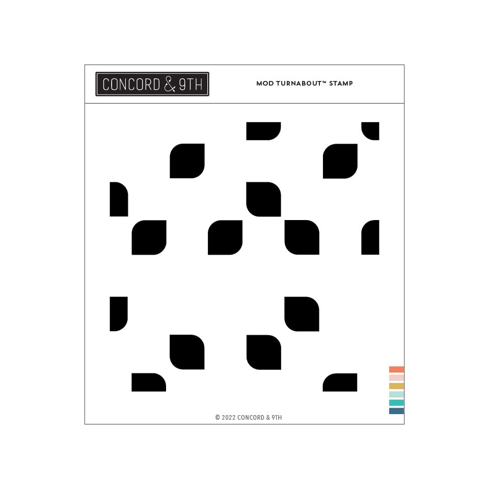 Concord and 9th - Turnabout - Clear Photopolymer Stamps - Mod