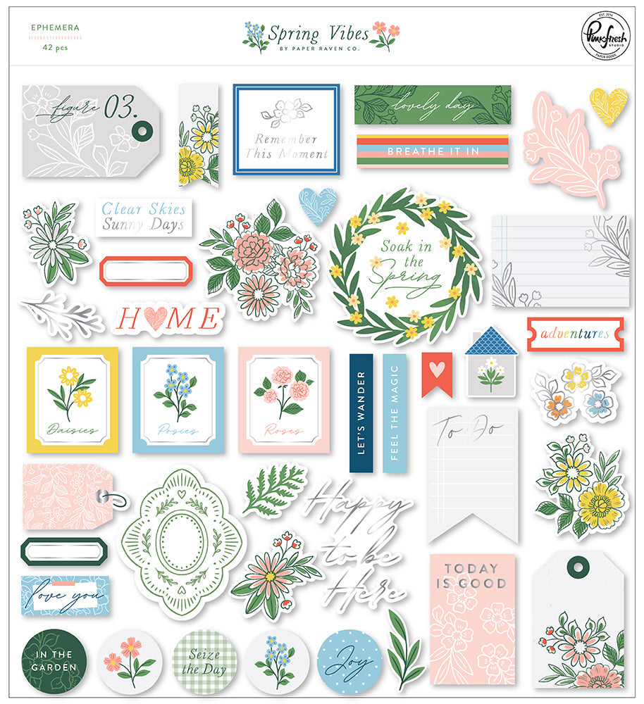 Pinkfresh Studio - Spring Vibes - Ephemera