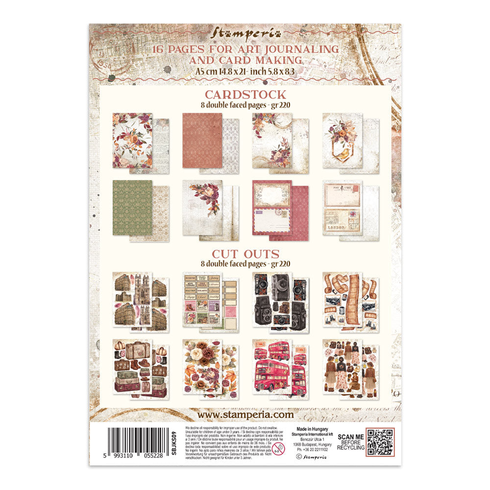 ***Pre-Order*** Stamperia - Printed Art Junk Journal Focus Points For Art And Craft A5 - Our Way
