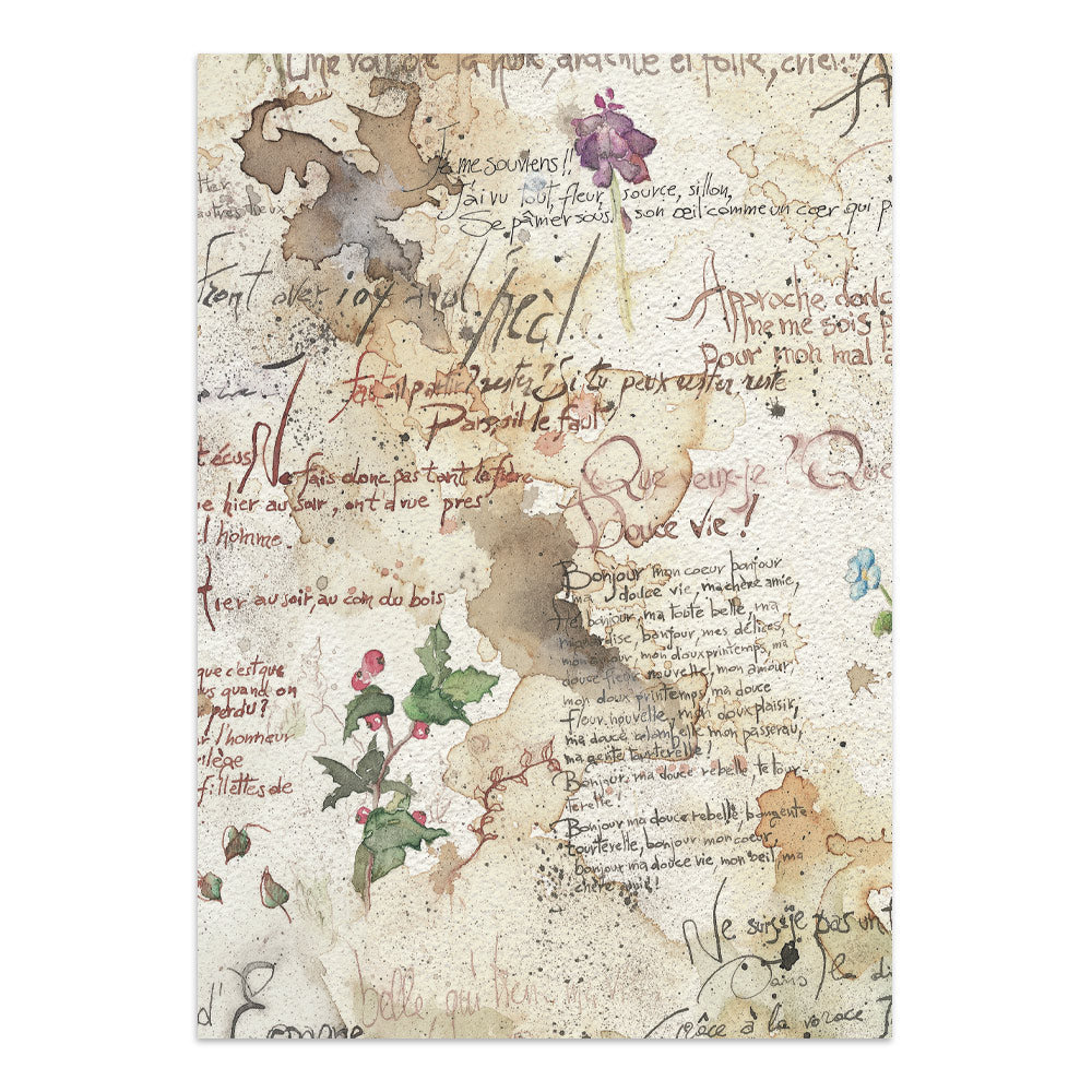 ***Pre-Order*** Stamperia - Printed Art Junk Journal Focus Points For Art And Craft A5 - Flowers And Poems