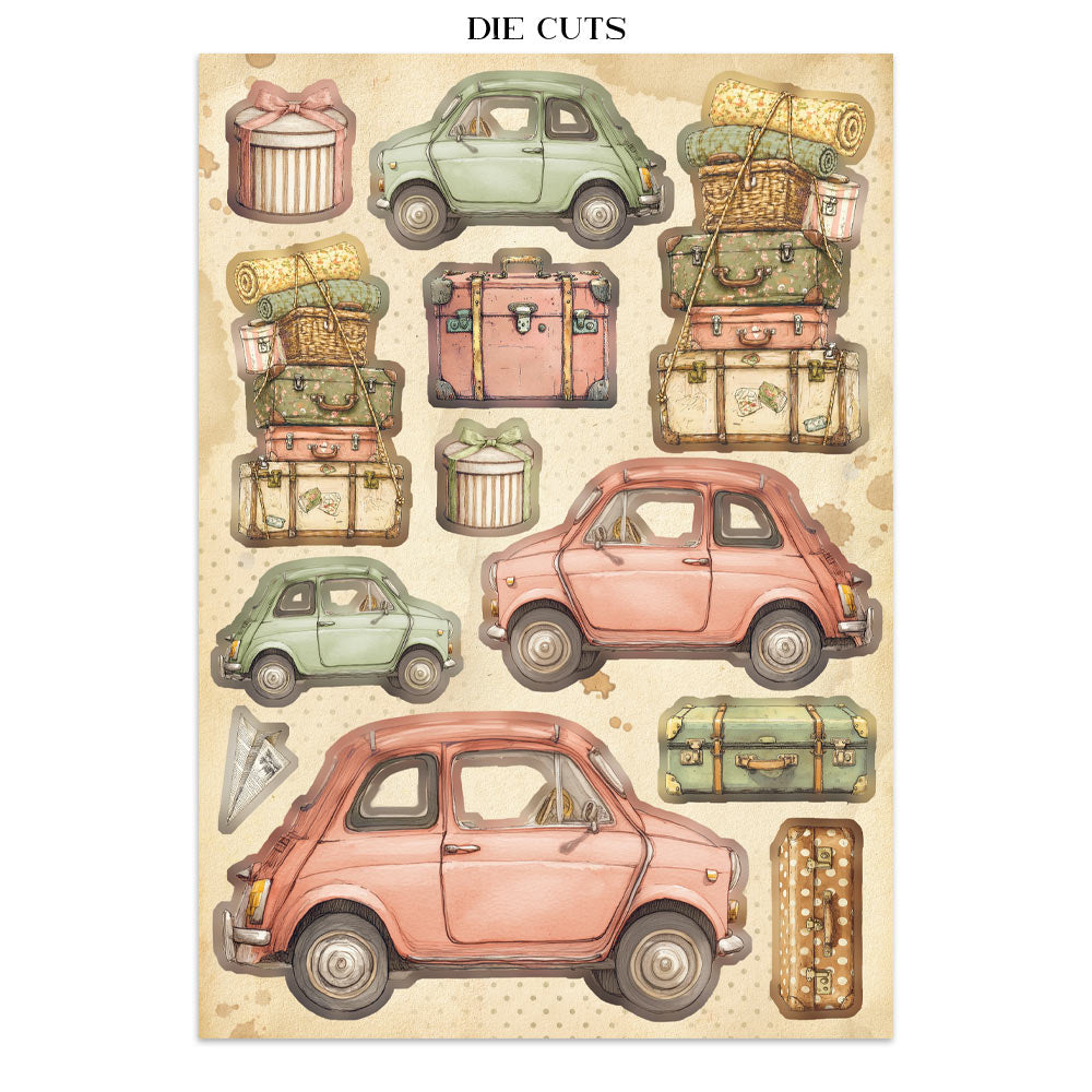 ***Pre-Order*** Stamperia - Printed Art Junk Journal Focus Points For Art And Craft A5 - Cozy Family