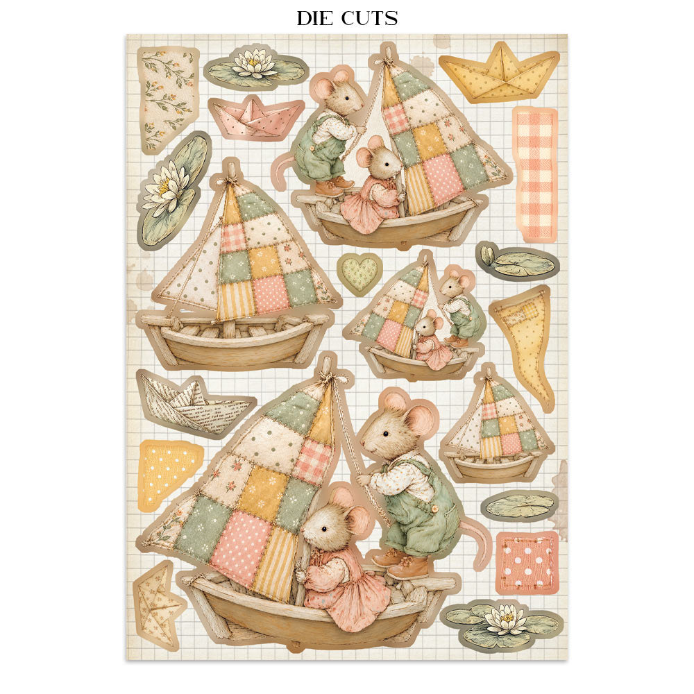 ***Pre-Order*** Stamperia - Printed Art Junk Journal Focus Points For Art And Craft A5 - Cozy Family