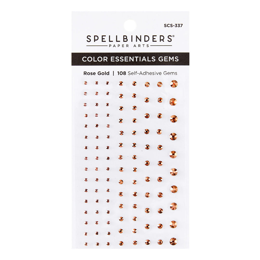 ***Pre-Order*** Spellbinders - Rose Gold Color Essentials Gems