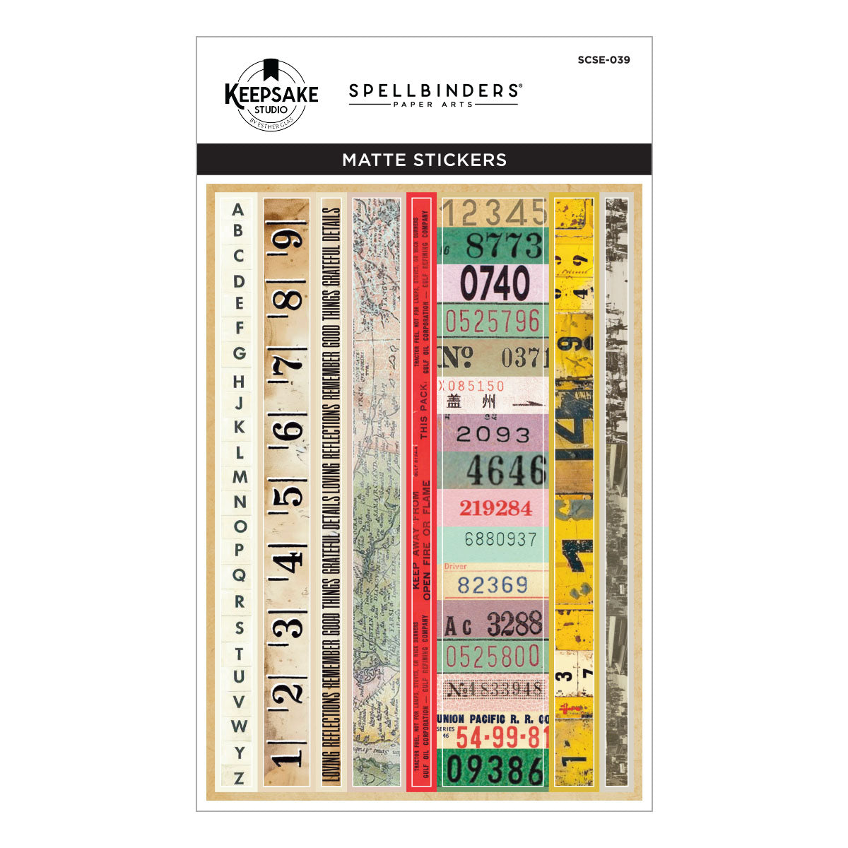 ***Pre-Order*** Spellbinders - Book 10 Borders & Labels Stickers by Esther Glas