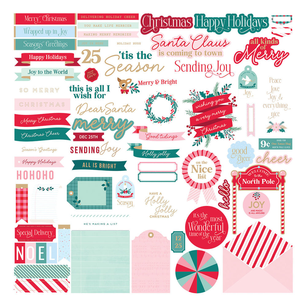 ***Pre-Order*** Spellbinders - Dear Santa Die Cut Sentiments