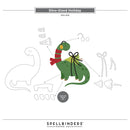 Spellbinders - Independent Exclusive - Dino - Sized Holiday Clear Stamp & Die Set