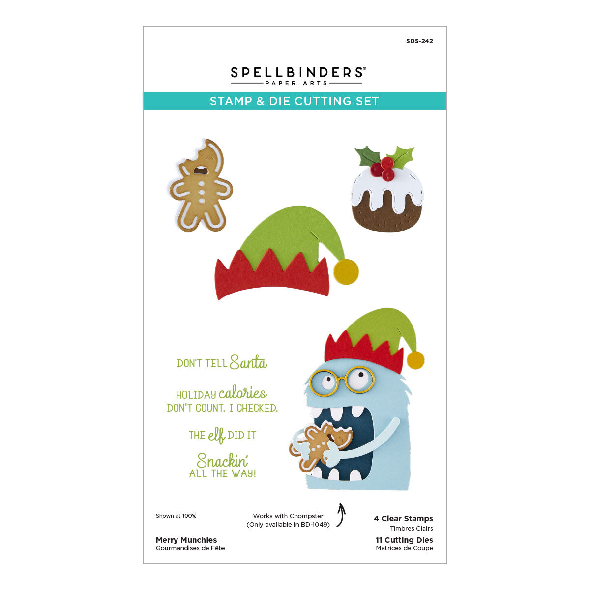 Spellbinders - Snack Goals I Want It All! Bundle