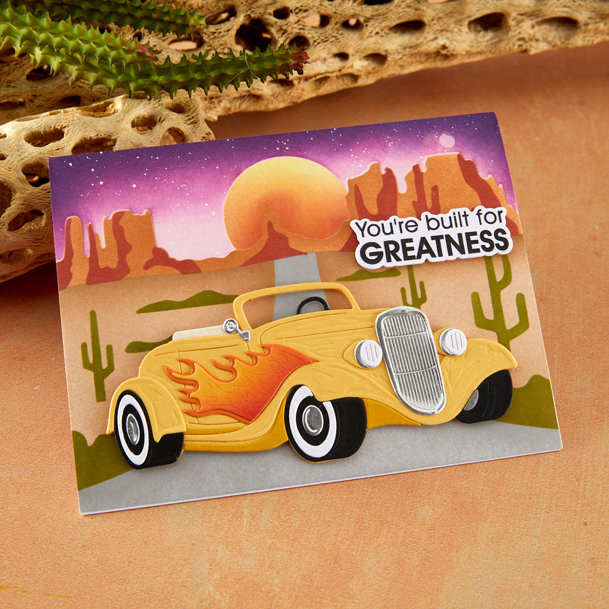 Spellbinders - Road Trip Adventures Sentiments Stamp & Die Set by Mindy Eggen