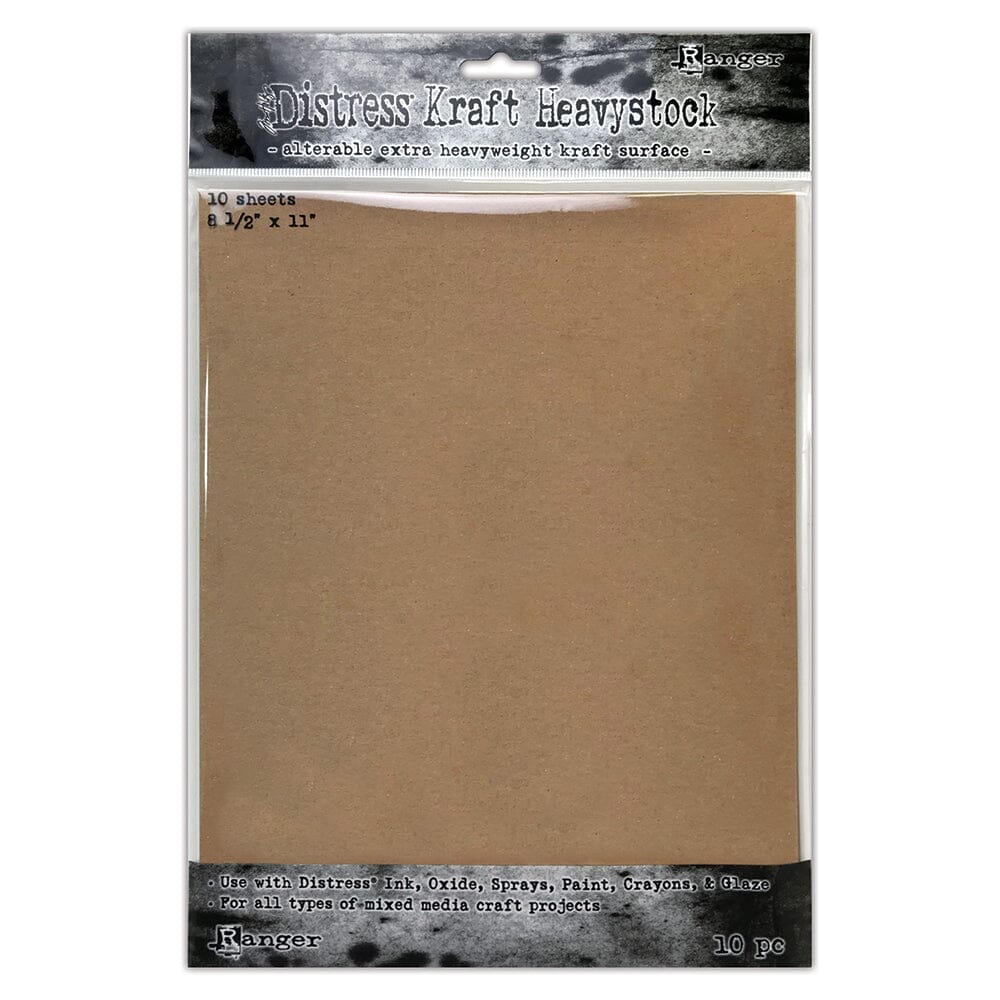 Tim Holtz - Distress Kraft Heavystock - 8.5" x 11"