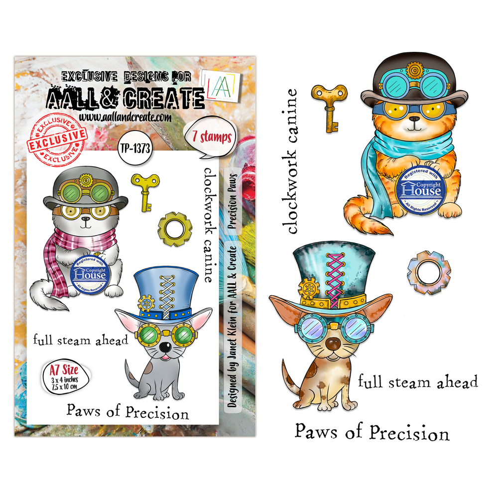 ***Pre-Order*** AALL And Create - A7 Stamp - Precision Paws - #1373