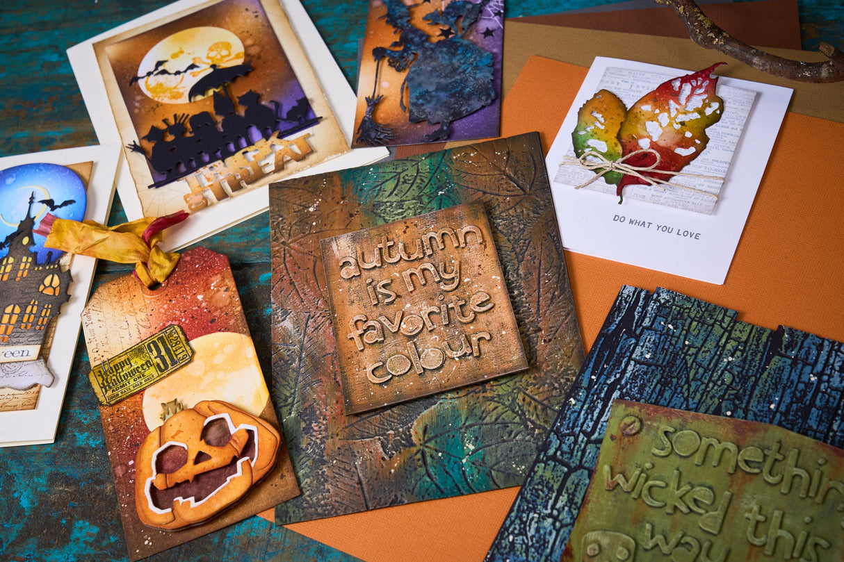 Sizzix - 3D Texture Fades A5 Embossing Folder By Tim Holtz - Cracked